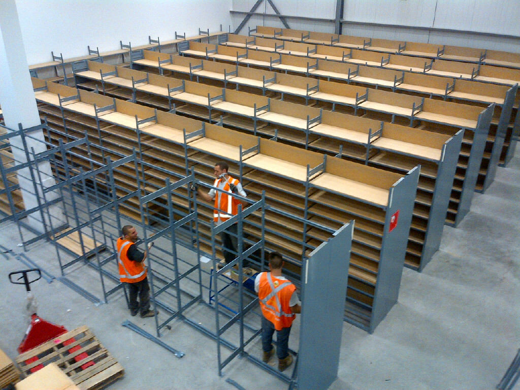 Installation of Ezrect Shelving